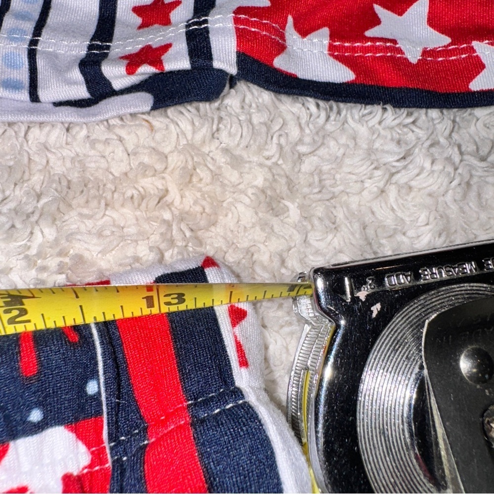 Patriotic Stars and Stripes short set Size Small - Picture 3 of 8